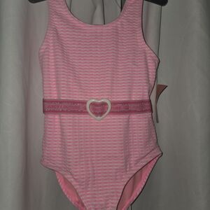 Juicy Couture Pink Striped Swimsuit